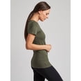 thumbnail image 4 of Kalon Women's 4-Pack Scoop Neck T-Shirt Base Layer, 4 of 6