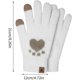 thumbnail image 4 of Guantes Térmicos para Mujer - Guantes De Otoño con Patrón De Pata De Gato para Mujer, Guantes Cálidos De Dedos Completos para Hombre con Pantalla Táctil Mejorada, Guante Antidesliz, 4 of 5