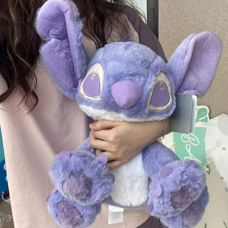 Cute Lilo & Stitch Plush Gift for Babies. Small Stitched Stuffed Animal 11.8 inch Soft Doll Stuffed Doll Cartoon Stuffed Pillow (Purple)