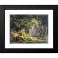 thumbnail image 2 of Karl Friedrich Lessing 14x11 Black Modern Framed Museum Art Print Titled - The Thousand-Year-Old Oak (1837), 2 of 5