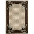 thumbnail image 2 of SAFAVIEH Martha Stewart Scrollwork Polk Dots Area Rug, Brown, 5'3" x 7'6", 2 of 6