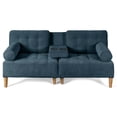 thumbnail image 3 of Sofá Cama con Portavasos de Velvet Olivo Makora Modelo Zambroni, 3 of 8