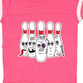thumbnail image 4 of Inktastic Beat Up Bowling Pins Boys or Girls Baby Bodysuit, 4 of 5