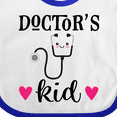 thumbnail image 4 of Inktastic Doctors Kid Physician Stethoscope Girls Baby Bib, 4 of 4