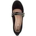 thumbnail image 3 of GIANI BERNINI Womens Black Mary Jane Styling Double Straps Cushioned Buckle Accent Vallariaa Round Toe Block Heel Slip On Dress Pumps 6.5 M, 3 of 4