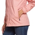 thumbnail image 5 of WP Weatherproof Women's Lightweight Full Zip Rain Slicker Jacket (Coral, XL), 5 of 5