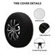thumbnail image 2 of Fotbe Color Donut Funda de Llanta de Repuesto con Estampado, Engrosada, Ajuste Universal para Jeep, Remolque, RV, SUV, Camión-14 inch, 2 of 6