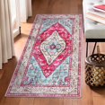thumbnail image 1 of HAHDAXIA Persian Runner Rug 2x4 Washable Rugs Hallway Runner Rugs Non-Slip Kitchen Rugs Runner Vintage Throw Small Area Rug Runners Carpet for Bedroom Bathroom Entryway Laundry Room Rug (2'x4, 1 of 7