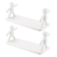 thumbnail image 4 of Floating Shelf Bathroom PP Storage for Homeowners 2Pcs 13X5.7In, 4 of 4