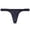Dark Blue, variant on Men's Exotic Apparel Low Rise Thong Underwear for Daily Wear Home Outdoor Hiking Casual Lightweight Breathable Soft Comfort, XXXL, White