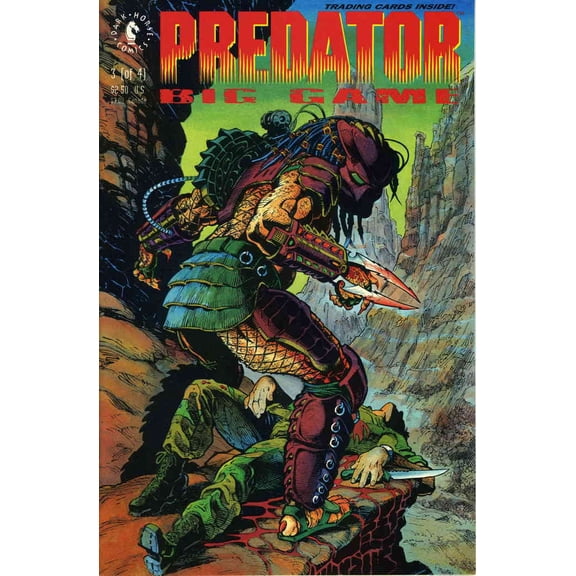 Predator: Big Game #3E (with card) VF ; Dark Horse Comic Book