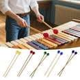 thumbnail image 2 of Mallets for Steel Pan Drum, Woolen Acrylic Blended Yarn, Wood Handle, for Percussion Instruments, 1 Pair, 2 of 5