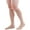 Beige, variant on duomed Advantage Soft Opaque 20-30 mmHg Knee High Closed Toe Compression Stockings, Beige, Large, Petite