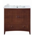 thumbnail image 1 of Imaginations Américaines 35,5 pouces W Vanity Set Noyer, 1 of 1