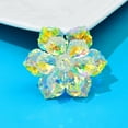 thumbnail image 5 of Multi-Color Crystal Flower Brooch Pin Winter Fashion Jewelry Beautiful Wedding Pin Women And Men Accessories Gift, 5 of 9
