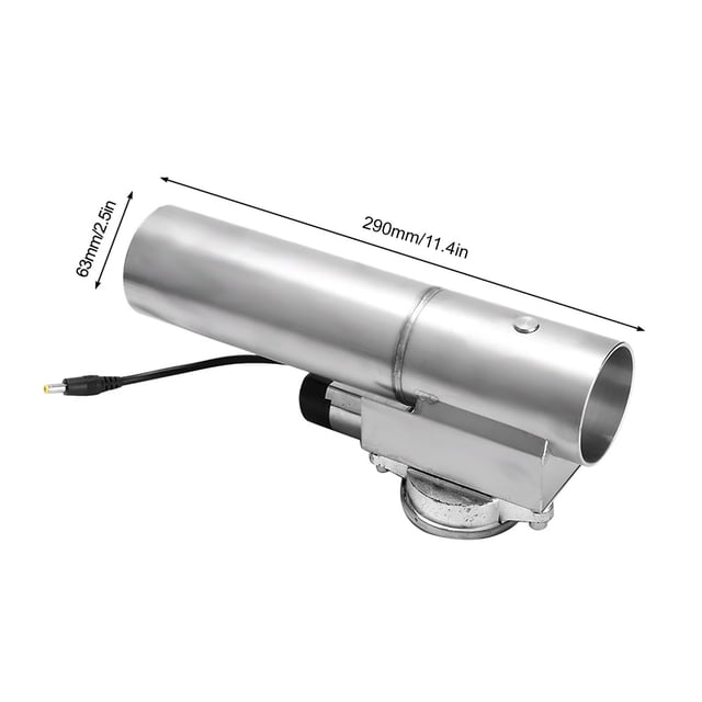 Exhaust Pipe Electric, Exquisite Workmanship Universal Stainless Steel Stable Performance Stainless Steel Exhaust Pipe Kit for Car for Exhaust System