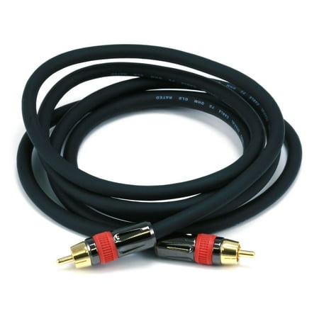 Monoprice 6ft High-quality Coaxial Audio/Video RCA CL2 Rated Cable - RG6/U 75ohm (for S/PDIF, Digital Coax, Subwoofer &