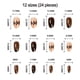 thumbnail image 2 of Uñas postizas Uñas postizas brillantes Uñas cuadradas adhesivas Uñas de cobertura total Uñas adhesivas Uñas artificiales estáticas, 2 of 5