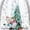 White, variant on REGALWOVEN Christmas Light Up Crystal Ball - Shatterproof LED Glitter Lantern Decorative Sphere Orbs, Festive Decor Brown Style B 3.3"L x 2"W x 5.9"H
