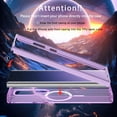thumbnail image 4 of Dteck Built-in Screen Protector Case for Samsung Galaxy S24 Ultra,Compatible with Mag-Safe Slim TPU+PC Full-Body Stylish Shockproof Protective Transparent Cover,Lightpurple, 4 of 7