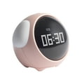thumbnail image 3 of Seitruly Reloj despertador con expresión bonita para niños Electrónica Rosado emoticono, 3 of 6