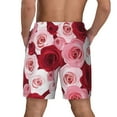 thumbnail image 4 of Balery Rose Mens Swim Trunks Swim Shorts for Men Quick Dry Inseam Beach Shorts with Compression Liner Pocket-Medium, 4 of 9