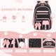 thumbnail image 4 of Mochila DIGOBAY para niñas con bolsa de almuerzo y estuche para lápices, 4 of 6