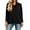 Black, variant on Cowl Neck Batwing Sleeve Tunic for Women Ghalytn Loose Draped Long Sleeve - Casual Blouse