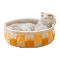 thumbnail image 1 of Cama para perros pequeños,Cama redonda para gatos Cama redonda suave para gatos Cama universal para gatos Uso conveniente, 1 of 9