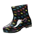 thumbnail image 2 of Willtoo Water Shoes Shoe Round Waterproof Middle Toe Low Heeled Rain Boots Multicolor, 2 of 5