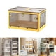 thumbnail image 2 of Organizador de armario con 5 puertas que se abren, duradero, transparente, contenedor de almacenamiento plegable Amarillo, 2 of 9