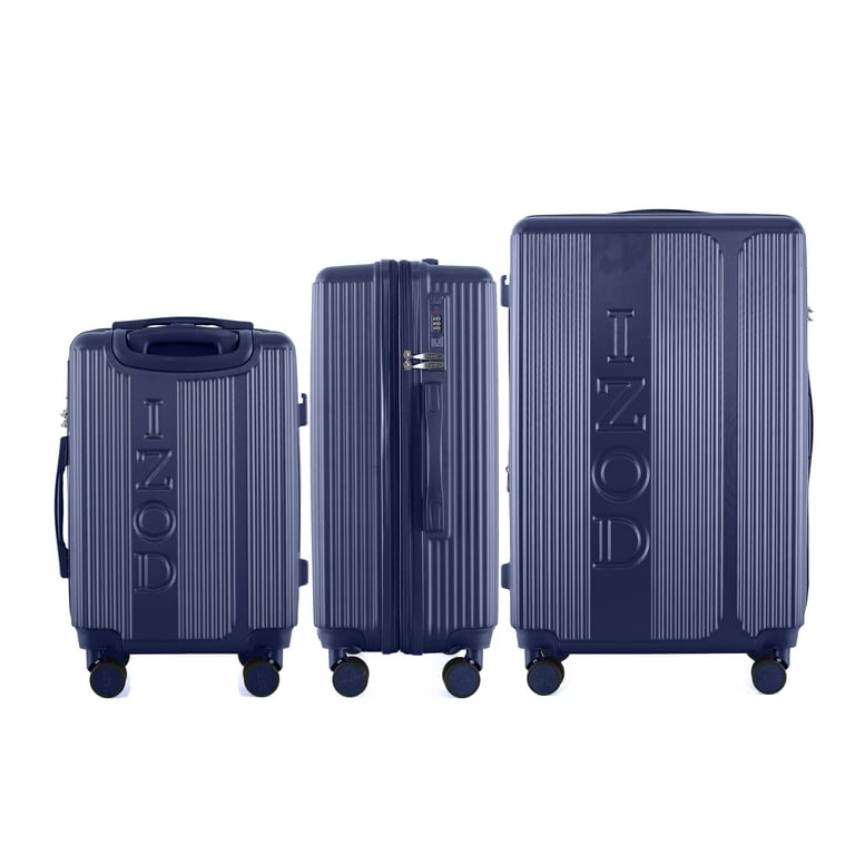 IZOD Hyman Expandable ABS Hard Shell Luggage Set - Durable ABS