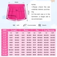thumbnail image 6 of Resinta 4 Pack Youth Girls Athletic Shorts Quick Dry Active Shorts Big Girl Summer Sports Shorts for Running Dance Yoga, 6 of 9