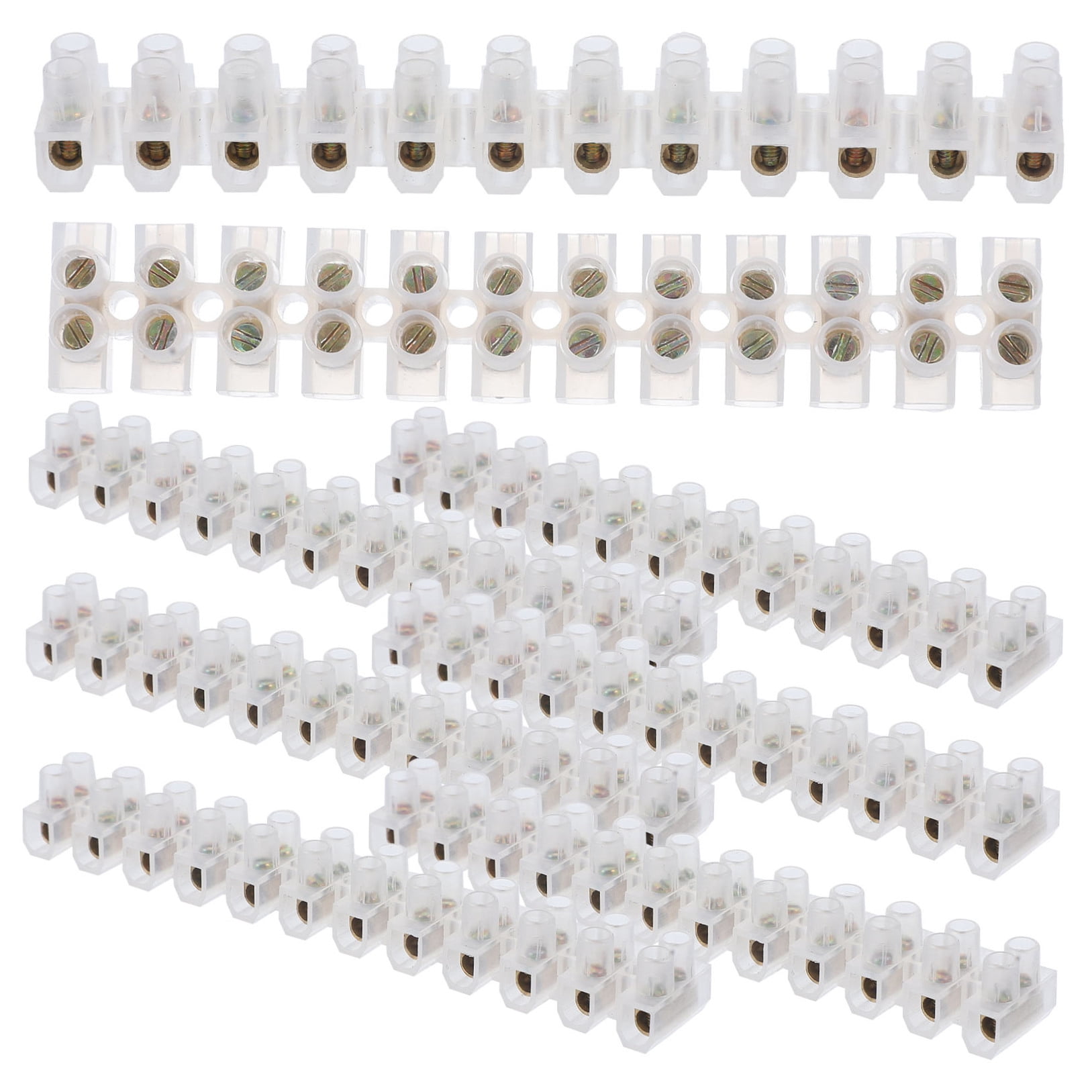 Worgeous 10pcs Screw Terminal Block 30A Wiring Terminal Connection 380V Cable Connector
