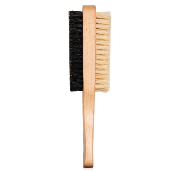 GranNaturals Cepillo de pelo con cerdas de jabalí de doble cara - Cepillo suave y duro para alisar el cabello hacia atrás para peinar, pulir y dejar el cabello plano para crear un peinado elegante par