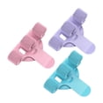 thumbnail image 4 of 3 portalápices con clip de acero inoxidable, suministros de oficina, clips de fijación multiusos para bolígrafos, triple orificio para negocios., 4 of 8