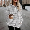 thumbnail image 1 of Pntutb Mujeres Oversize Fuzzy Fleece Sudaderas Con Bolsillos Sudaderas Athletic Sherpa Hoodies Pullover Outwear Liquidación Pntutb Pntutb-8136, 1 of 7