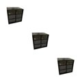 thumbnail image 1 of relayinert Plastic Functional And Stylish Jiugongge Storage Drawer - Easy Access With Multiple Colors black Six Palaces Grid 3Set, 1 of 6