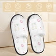 thumbnail image 2 of House Slippers for Women Men - Cartoon Cute Hamster Cake Lightweight House Shoes Fuzzy Slippers, Soft Slip-On Cozy House Slippers for Woman Indoor Outdoor, 2 of 7