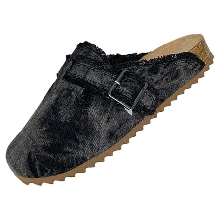 

Trarodic Women Slip-on Flats Shoes - Comfortable Backless Slipper - Soft Walking Shoes - Casual Daily Low Heeled Sandals for Women Girls