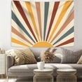 thumbnail image 2 of Sun Tapestry, Vintage Boho Tapestry Wall Hanging Aesthetic Rainbow Abstract Tapestries for Bedroom Bohemian Wall Retro Decor, 2 of 6