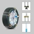 thumbnail image 5 of Hometravel Vehicle Snow Chains, Emergency Traction Device for Winter Driving, Anti-Skid Tire Chains for Cars and SUVs on Icy Roads, 5 of 7
