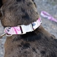 thumbnail image 3 of Country Brook Petz® Premium Pink and Grey Camo Dog Collar and Leash, Small, 3 of 7