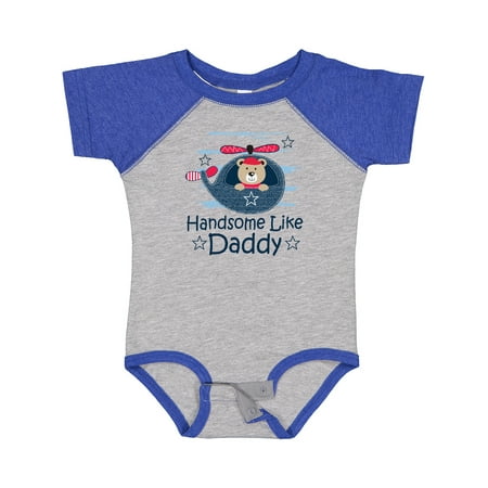 

Inktastic Handsome Like Daddy Outfit for Boy Gift Baby Boy Bodysuit