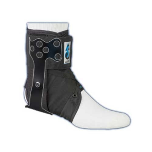 Med Spec ASO Ankle Stabilizer Orthosis Flex Hinge, Black, XSmall
