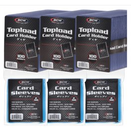bcw card sleeves review and Toploaders for Card Combo | Premium Top loaders for Cards and Acid-Free Penny Sleeves and TCG players Resealable Graded Card Sleeves