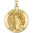 thumbnail image 2 of Picturesongold.Com Saint Eve Religious Medal Female Adult- 1 inch Size of a Quarter -Sterling Silver, 2 of 4