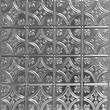 Tiny Tiptoe 2 ft. x 2 ft. Tin Plated Steel Wall and Ceiling Patterns Nail Up Steel (Unfinished) 6 Pack