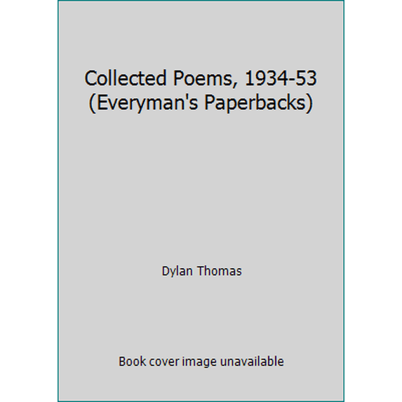 Pre-Owned Collected Poems, 1934-53 (Everyman's Paperbacks) (Paperback) 0460015818 9780460015813