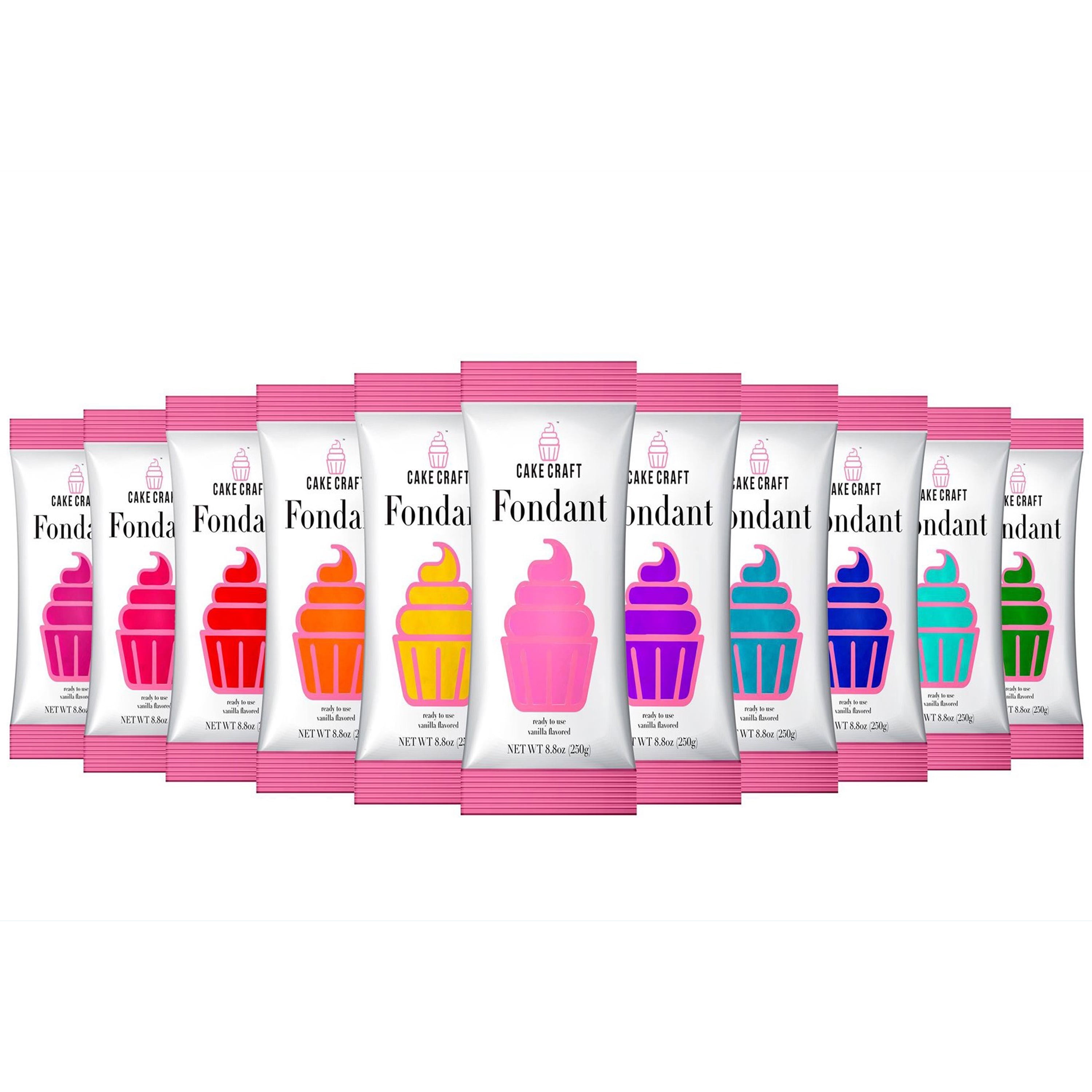 Cake Craft Java Brown Fondant Icing, Vanilla Flavored, 8.8 oz